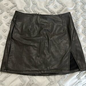 Leather skirt